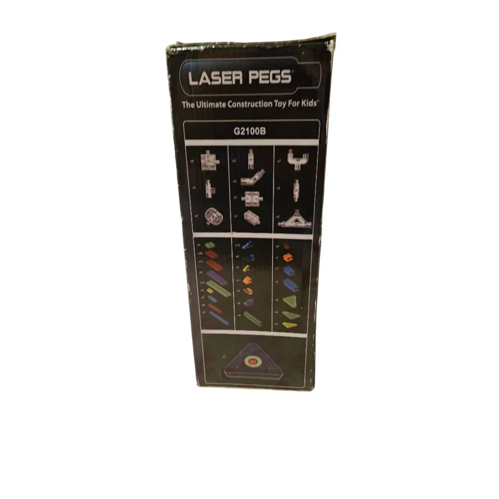 Laser Pegs Super Copter Building Set One Size Clear Multi-color New
